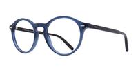 Shiny Navy Blue Polo Ralph Lauren PH2246 Round Glasses - Angle