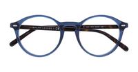 Shiny Navy Blue Polo Ralph Lauren PH2246 Round Glasses - Flat-lay