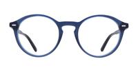 Shiny Navy Blue Polo Ralph Lauren PH2246 Round Glasses - Front