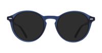 Shiny Navy Blue Polo Ralph Lauren PH2246 Round Glasses - Sun