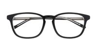 Shiny Black Crystal Polo Ralph Lauren PH2253 Round Glasses - Flat-lay