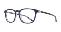 Shiny Blue / Crystal Polo Ralph Lauren PH2253 Round Glasses - Angle