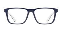 Shiny Navy Blue Polo Ralph Lauren PH2257U Rectangle Glasses - Front