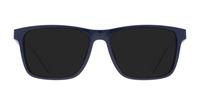 Shiny Navy Blue Polo Ralph Lauren PH2257U Rectangle Glasses - Sun