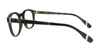 Shiny Black Polo Ralph Lauren PH2267 Square Glasses - Side