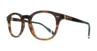 Shiny Brown Tortoise Polo Ralph Lauren PH2267 Square Glasses - Angle