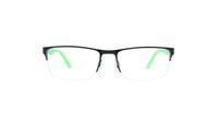 Black/Green Puma PE0013O-54 Rectangle Glasses - Front