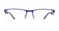 Matt Blue Puma PE0013O-54 Rectangle Glasses - Front