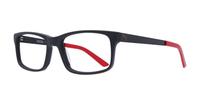 Matt Black Puma PE0016O-52 Rectangle Glasses - Angle