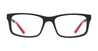 Matt Black Puma PE0016O-52 Rectangle Glasses - Front