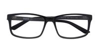 Shiny Black Puma PE0016O-56 Rectangle Glasses - Flat-lay