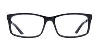 Shiny Black Puma PE0016O-56 Rectangle Glasses - Front