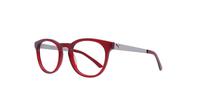 Red / Silver Puma PE0017O Round Glasses - Angle