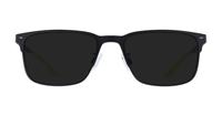 Matte Varnish Black Puma PE0084O Rectangle Glasses - Sun