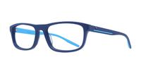Blue Puma PU0275O Rectangle Glasses - Angle