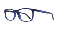 Blue Puma PU0333O Rectangle Glasses - Angle