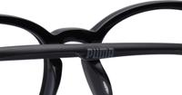 Black/Black Transparent Puma PU0336O Round Glasses - Detail