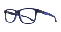 Blue Puma PU0341O Rectangle Glasses - Angle
