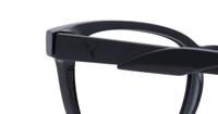 Black / Transp Puma PU0342O Rectangle Glasses - Detail