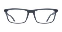 Grey / Grey Transparent Puma PU0347O Rectangle Glasses - Front