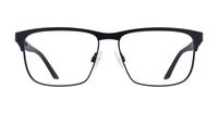 Black/Black Transparent Puma PU0348O Rectangle Glasses - Front