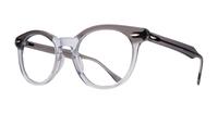 Grey On Transparent Ray-Ban Eagle Eye RB5598 Square Glasses - Angle
