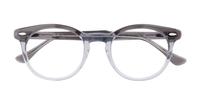 Grey On Transparent Ray-Ban Eagle Eye RB5598 Square Glasses - Flat-lay