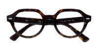 Havana Ray-Ban Gina RB7214-49 Square Glasses - Flat-lay