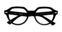 Black Ray-Ban Gina RB7214-51 Square Glasses - Flat-lay