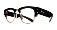 Black On Arista Ray-Ban Mega Clubmaster RB0316V Square Glasses - Angle