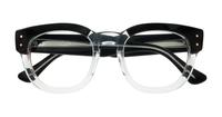 Black On Transparent Ray-Ban RB0298V Square Glasses - Flat-lay