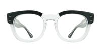 Black On Transparent Ray-Ban RB0298V Square Glasses - Front