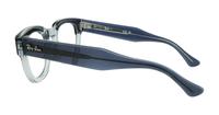 Blue On Transparent Ray-Ban RB0298V Square Glasses - Side