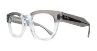 Grey On Transparent Ray-Ban RB0298V Square Glasses - Angle