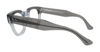 Grey On Transparent Ray-Ban RB0298V Square Glasses - Side