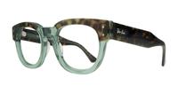 Havana Green Ray-Ban RB0298V Square Glasses - Angle