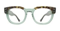 Havana Green Ray-Ban RB0298V Square Glasses - Front