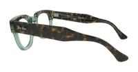 Havana Green Ray-Ban RB0298V Square Glasses - Side