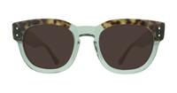 Havana Green Ray-Ban RB0298V Square Glasses - Sun