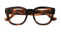 Striped Havana Ray-Ban RB0298V Square Glasses - Flat-lay