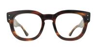 Striped Havana Ray-Ban RB0298V Square Glasses - Front