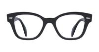 Shiny Black Ray-Ban RB0880 Square Glasses - Front