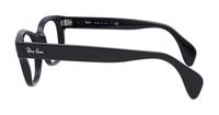 Shiny Black Ray-Ban RB0880 Square Glasses - Side