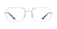 Silver Ray-Ban RB1969V Square Glasses - Front