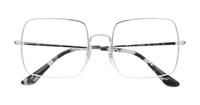 Silver Ray-Ban RB1971V Square Glasses - Flat-lay
