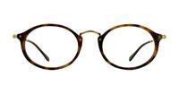 Brown Havana Ray-Ban RB2547V-51 Oval Glasses - Front
