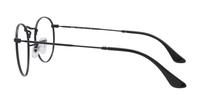 Matte Black Ray-Ban RB3447V-47 Round Glasses - Side