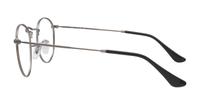 Matte Gunmetal Ray-Ban RB3447V-47 Round Glasses - Side