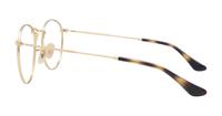 Gold Ray-Ban RB3447V-50 Round Glasses - Side