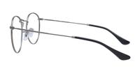 Gunmetal Ray-Ban RB3447V-50 Round Glasses - Side